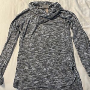 Blue long sleeve sweater